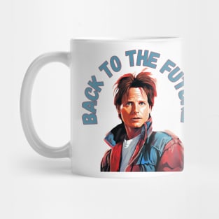 Michael J Fox - goes Back to the Future Mug